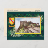 ヴィンテージスコットランド、狩りスチュワートエディンバラ ポストカード (正面/裏面)