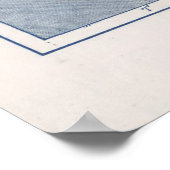 ヴィンテージスコットランドRobert The Bruceイラスト・マップ ポスター (角)