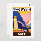 ヴィンテージスコットランドSMTトラベルポストカード ポストカード (正面/裏面)