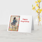 ヴィンテージスコッ後を追ト、バグパイプ カード (黄色い花)