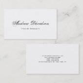 ヴィンテージスシンプルクリプトPlain Clean名刺 名刺 (正面/裏面)