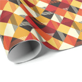 ヴィンテージスシンプルケストライプのース： ラッピングペーパー (ロールコーナー)