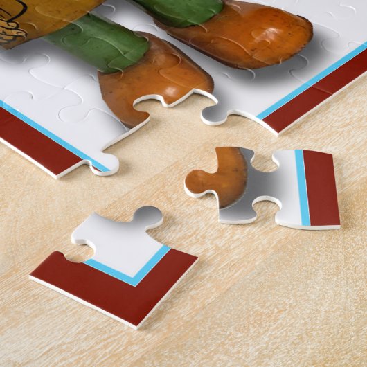 ヴィンテージスズ玩具の消防車その他 ジグソーパズル (側面)