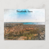 ヴィンテージスタイリッシュテッサロニキGreece Europe Aegean ポストカード (正面)