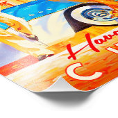 ヴィンテージスタイリッシュハバナ通りポスター。 フォトプリント            (角)