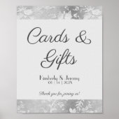 ヴィンテージスタイリッシュペーター結婚の卓上徴候 ポスター (正面)