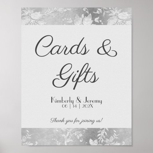 ヴィンテージスタイリッシュペーター結婚の卓上徴候 ポスター (正面)