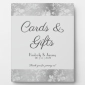 ヴィンテージスタイリッシュペーター結婚の看板 フォトプラーク (正面)