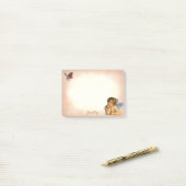 ヴィンテージスタイリッシュラファエルケルブ&リトルバード ポストイット (デスク上)