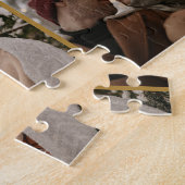 ヴィンテージスタイリッシュ金ゴールドファミリー6フォトコラージギフト ジグソーパズル (側面)