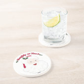 ヴィンテージスタイルいけなサンタかニース？ コースター (側面)