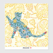 ヴィンテージスタイルおもしろいキャットラージシール シール (シート)