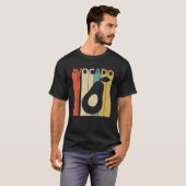 ヴィンテージスタイルかわいいアボカド野菜 Tシャツ (正面フル)
