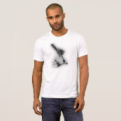 ヴィンテージスタイルかわいいキッテン野球Tシャツ Tシャツ (正面フル)