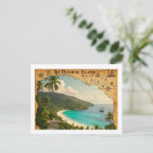 ヴィンテージスタイルのはがき ポストカード (スタンド正面)