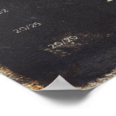 ヴィンテージスタイルのアイグラフウォールアートポスタープリント ポスター (角)