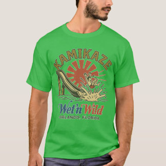 ヴィンテージスタイルのウォーターパーク カミカゼ Tシャツ