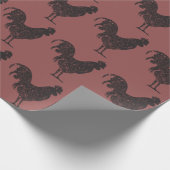 ヴィンテージスタイルのオンドリの包装紙 ラッピングペーパー (角)