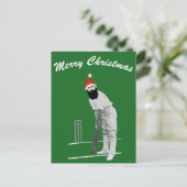 ヴィンテージスタイルのクリスマスプレゼント シーズンポストカード (スタンド正面)