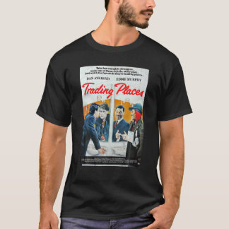 ヴィンテージスタイルのトレーディング・プレイスが好きな人向けのコミディ映画P Tシャツ