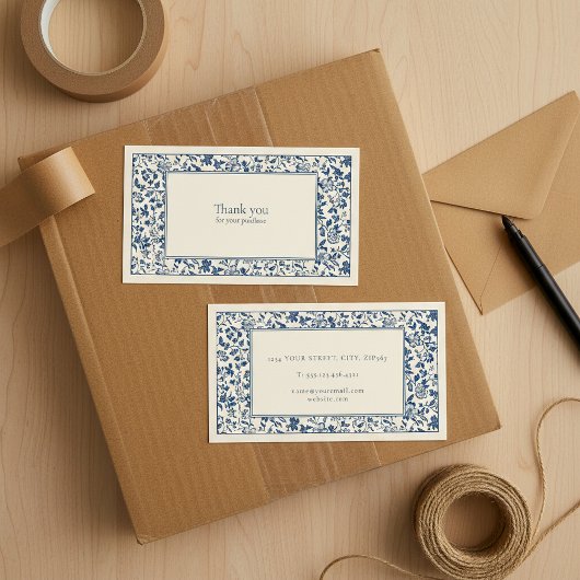 ヴィンテージスタイルのフローラ感謝していフレーム エンクロージャーカード