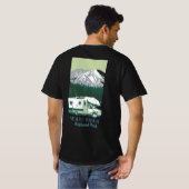 ヴィンテージスタイルのマウントレイナー国立公園ロード Tシャツ (裏面フル)