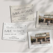 ヴィンテージスタイルのマッチボックス「Save the Date」 セーブザデート