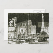 ヴィンテージスタイルのラスベガス ポストカード (正面/裏面)