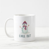 ヴィンテージスタイルの冬のクリスマス コーヒーマグカップ (左)