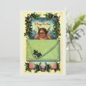 ヴィンテージスタイルの新年のご挨拶 シーズンカード (スタンド正面)