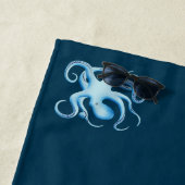 ヴィンテージスタイルの本物の人魚 - 女性スキューバダイバー ビーチタオル (インサイチュ)