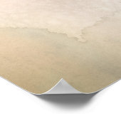 ヴィンテージスタイルの淡い色の背景色の追加引用文 ポスター (角)