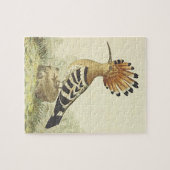 ヴィンテージスタイルの鳥描パズル ジグソーパズル (横)