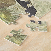 ヴィンテージスタイルの鳥描パズル ジグソーパズル (側面)