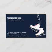 ヴィンテージスタイルアイススケートinホワイトyu87 名刺 (裏面)