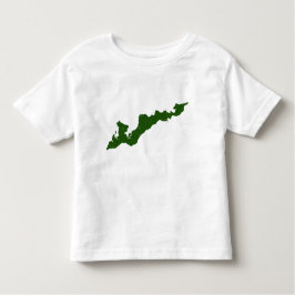 ヴィンテージスタイルアイランドロゴシャツ – 緑 トドラーTシャツ