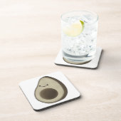 ヴィンテージスタイルアボカドスケッチ コースター (右側)