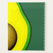 ヴィンテージスタイルアボカドスケッチ プランナー手帳 (裏面)