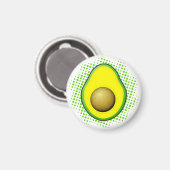 ヴィンテージスタイルアボカドスケッチ マグネット (正面/裏面)