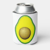 ヴィンテージスタイルアボカドスケッチ 缶クーラー (缶裏面)