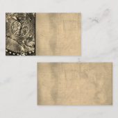 ヴィンテージスタイルアンティークレザーイメージ名刺 名刺 (正面/裏面)