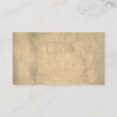 ヴィンテージスタイルアンティークレザーイメージ名刺 名刺 (裏面)