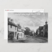 ヴィンテージスタイルアールズコーンハイ通りはがき ポストカード (正面/裏面)