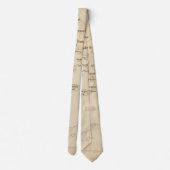 ヴィンテージスタイルイギリス諸島の出荷予測 ネクタイ (裏面)