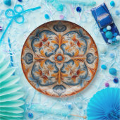 ヴィンテージスタイルイタリアン焼インスパイア物 ペーパープレート (パーティー)