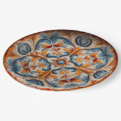 ヴィンテージスタイルイタリアン焼インスパイア物 ペーパープレート (アングル)