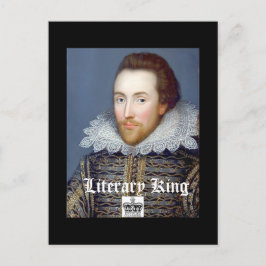 ヴィンテージスタイルウィリアムシェイクスピアテーマはがき ポストカード