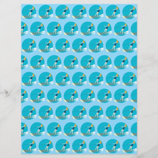 ヴィンテージスタイルウォータースキー (正面)