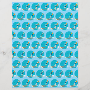 ヴィンテージスタイルウォータースキー