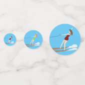 ヴィンテージスタイルウォータースキー コンフェッティ (裏面)